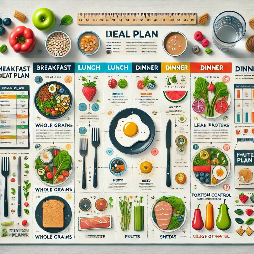 Healthy Nutrition Plan Infographic